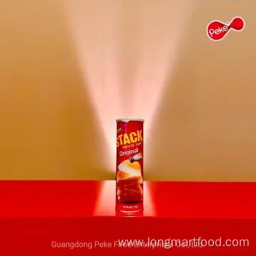 Peke Low Fat Potato Chips 100g Tube